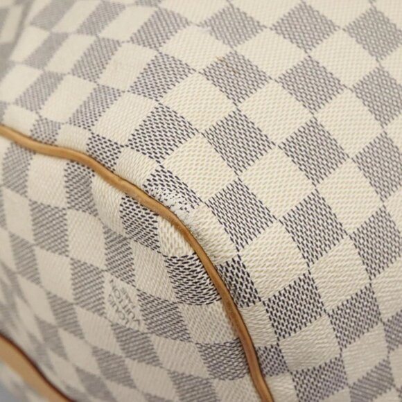 LOUIS VUITTON Damier Azur Keepall Bandouliere 55 Boston Bag N41429 Auth BD1851AV - Picture 5 of 16